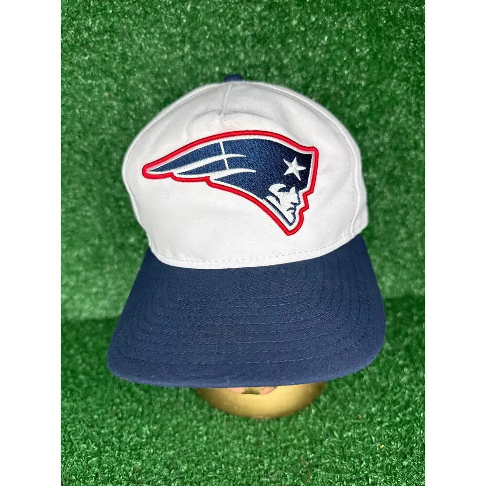 New England Patriots New Era 2024 Training Camp Golfer Snapback Cap White Navy